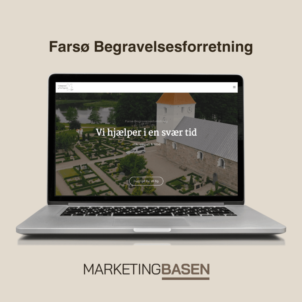 Farsø Begravelsesforretning Hjemmeside Lavet Af Marketingbasen Webbureau I Vesthimmerland Nordjylland