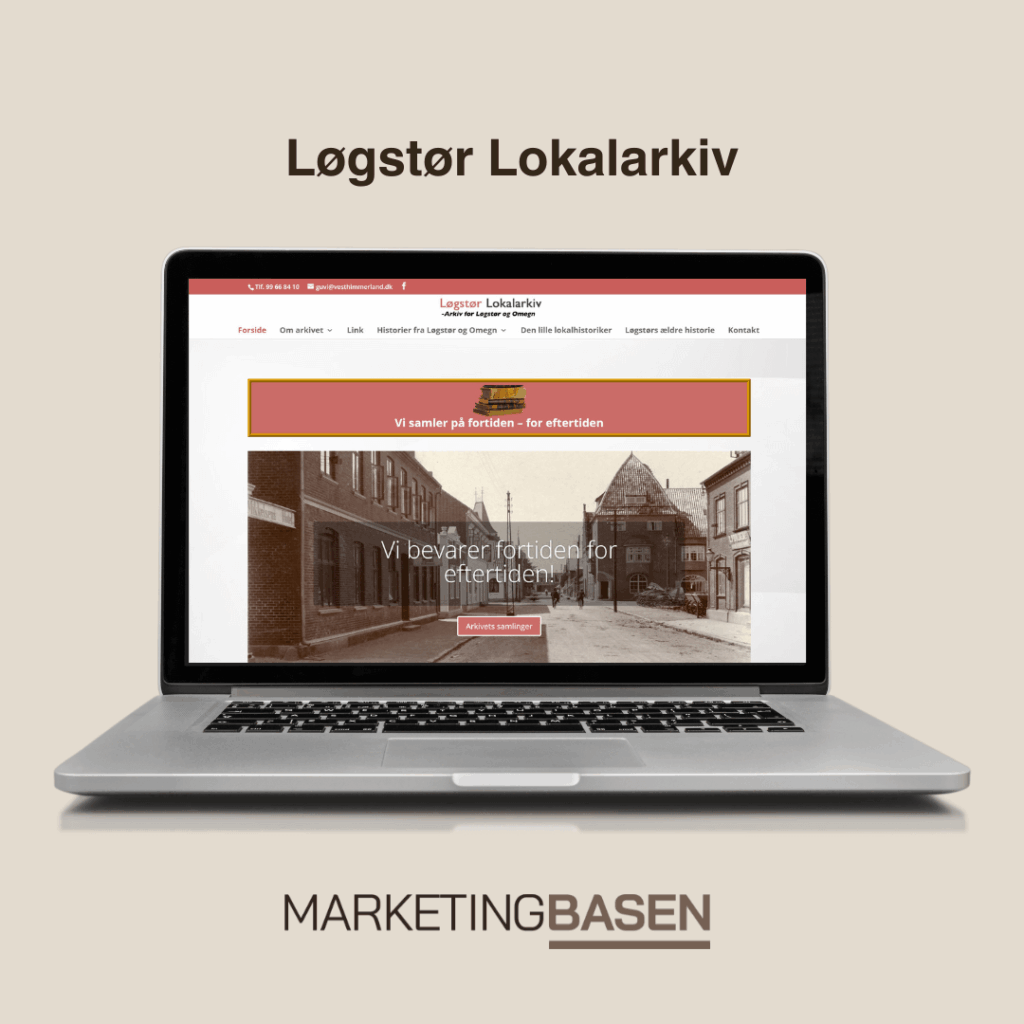 Løgstør Lokalarkiv Hjemmeside Lavet Af Marketingbasen Webbureau I Vesthimmerland Nordjylland