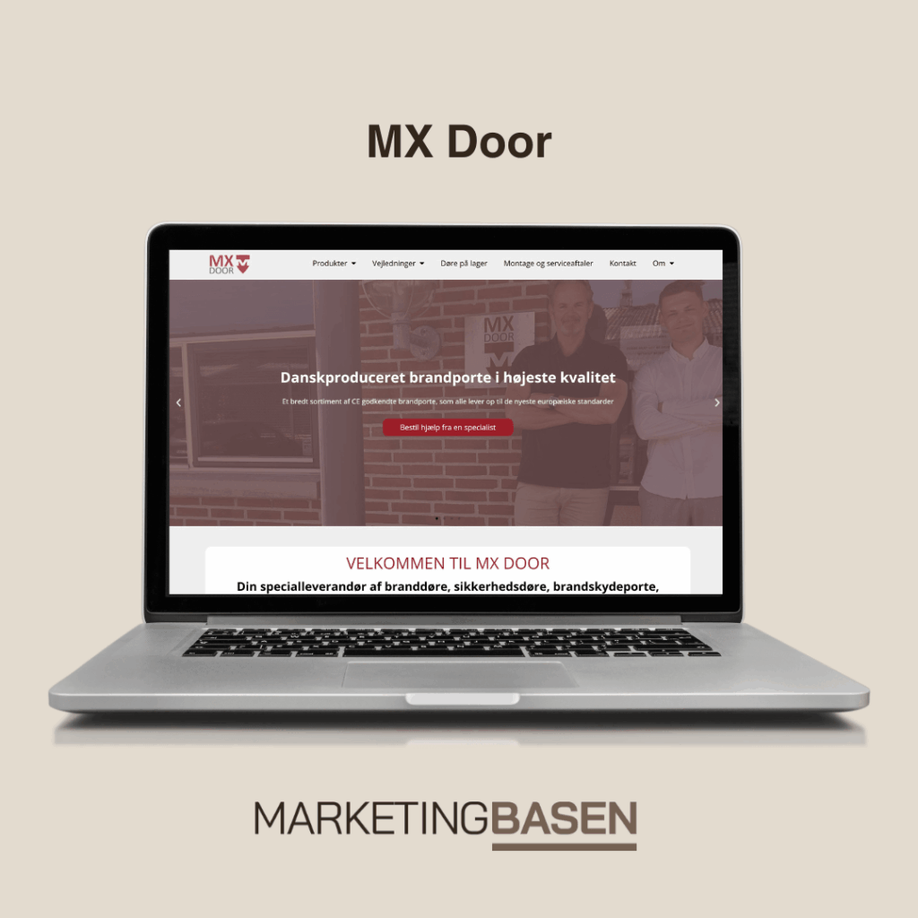 MX Door Hjemmeside Lavet Af Marketingbasen Webbureau I Vesthimmerland Nordjylland