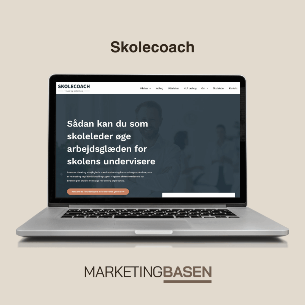 Skolecoach Hjemmeside Lavet Af Marketingbasen Webbureau I Vesthimmerland Nordjylland